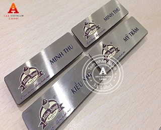 Chuyên làm tem nhôm ăn mòn chất lượng, giá rẻ tại Hà Nội